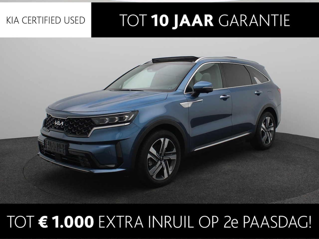 Kia Sorento - 1.6 T-GDI Plug-in Hybrid 4WD ExecutiveLine | All-Season | HUD | Audio Bose | Elek. Zwart l - AutoWereld.nl