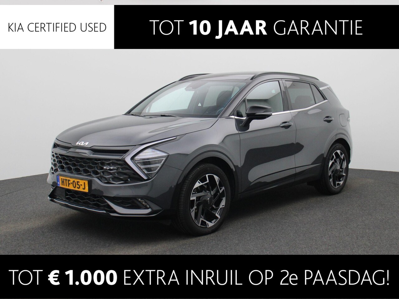 Kia Sportage - 1.6 T-GDi Plug-in Hybrid AWD GT-PlusLine Pano Dak | Elektr. Stoel | Leder | Stoelverwarmin - AutoWereld.nl