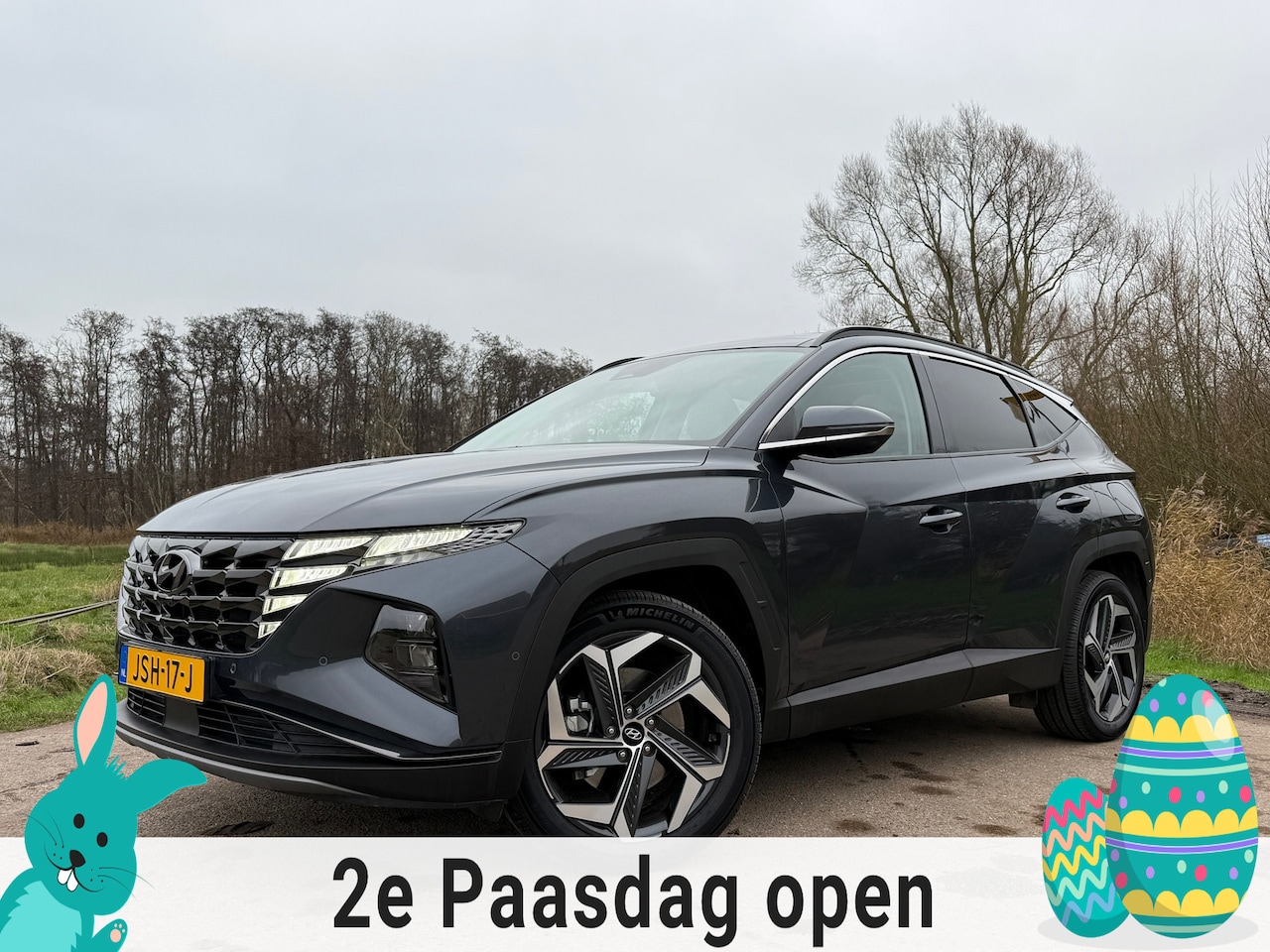 Hyundai Tucson - 1.6 T-GDI PHEV Premium 4WD Automaat / Panoramadak / Leder / 360 Camera / Apple Carplay-And - AutoWereld.nl