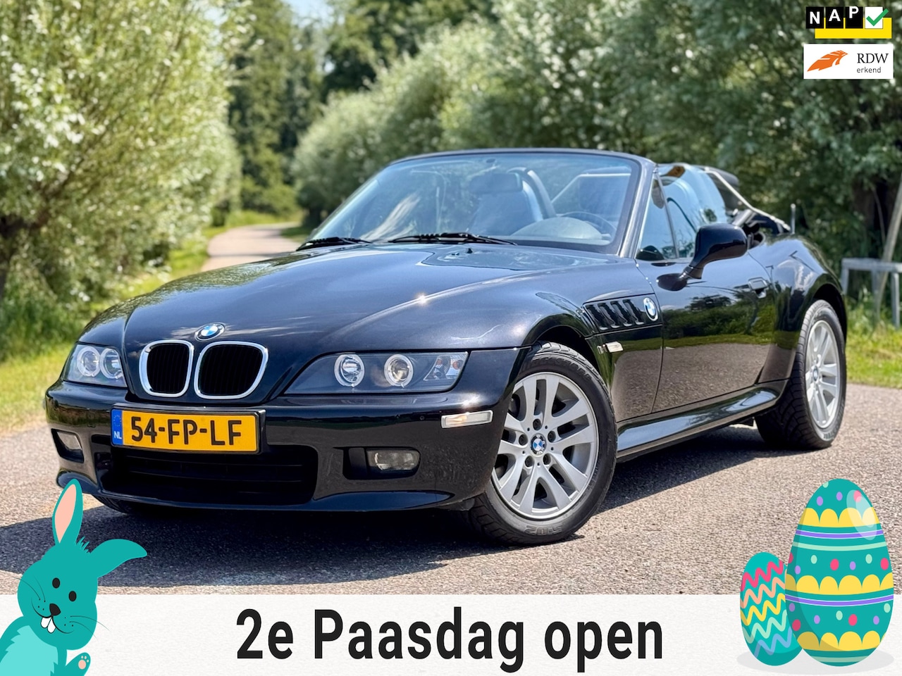 BMW Z3 Roadster - 2.0 S Wide Body Leder Airco Stoelverwarming Nap Nederlandse auto - AutoWereld.nl