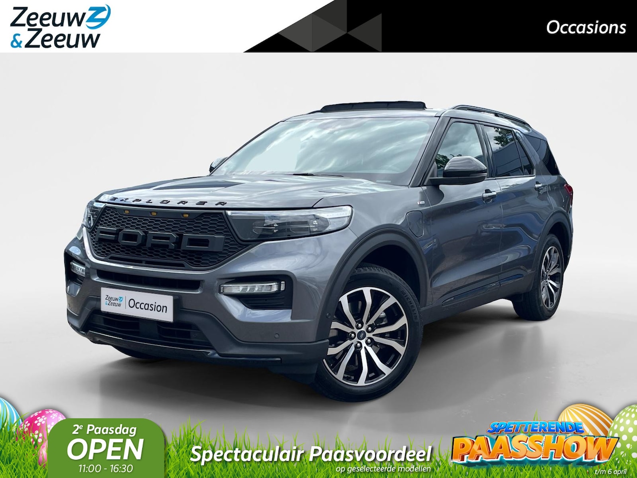 Ford Explorer - 3.0 V6 ST-Line 7-zits | BTW'er | Trekhaak | Adapt. Cruise | Schuif/Kanteldak | - AutoWereld.nl