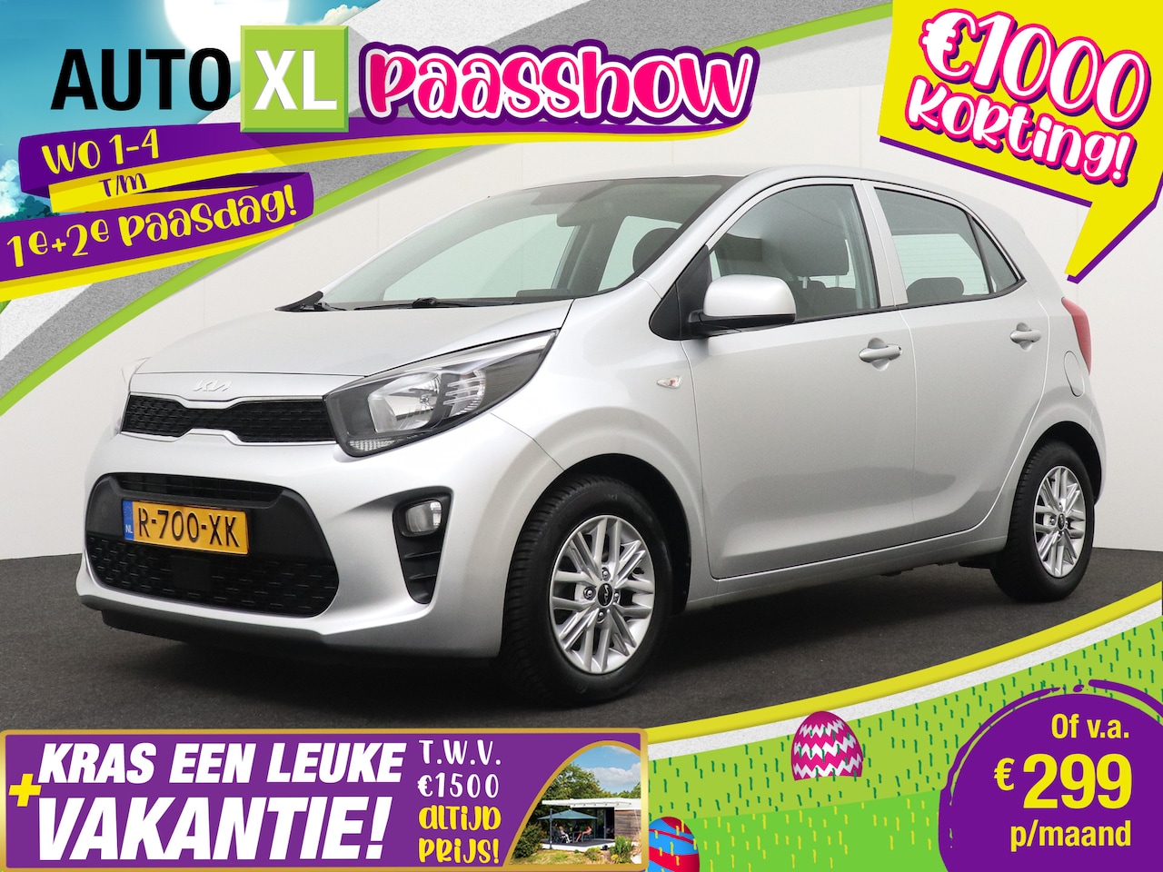 Kia Picanto - 1.0 DPi DynamicLine Camera Carplay Cruise DAB - AutoWereld.nl