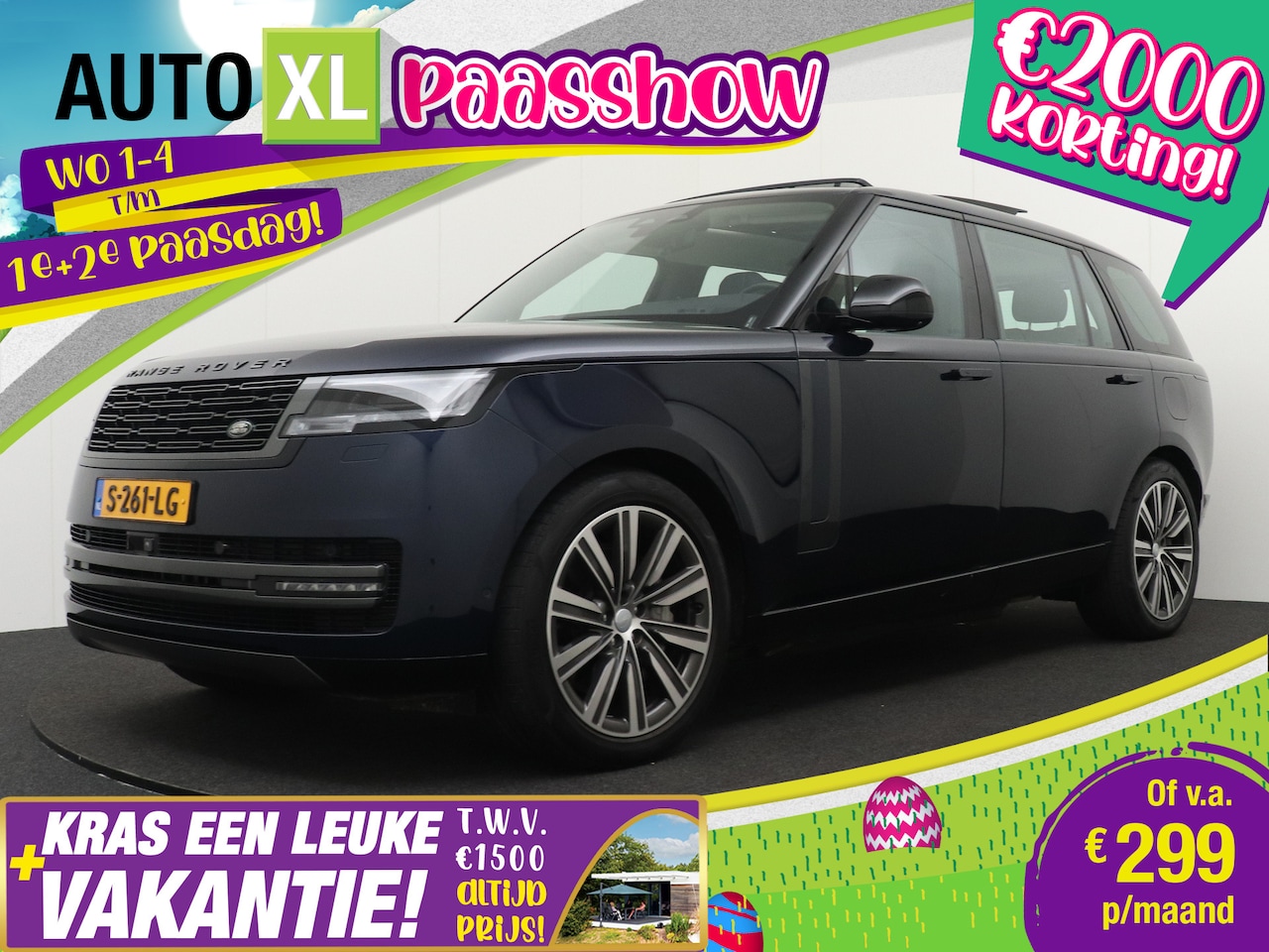 Land Rover Range Rover - 3.0 P440e LWB HSE PHEV Pano-Dak Soft Close 22'LMV - AutoWereld.nl