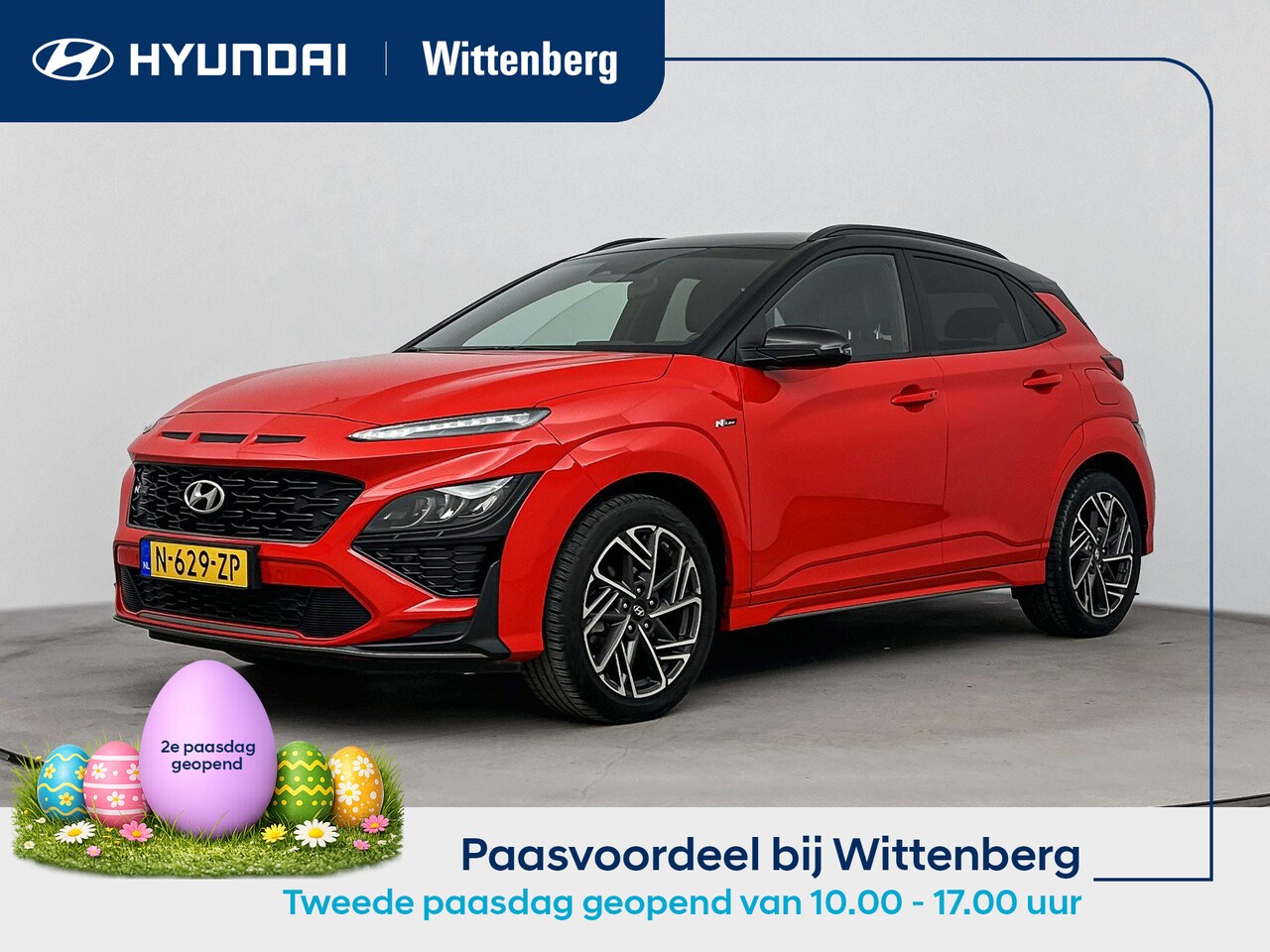 Hyundai Kona - 1.0 T-GDI N Line | 1e Eig. | 18" Lm-wielen | Two tone | Stoelventilatie | Smart Key | Navi - AutoWereld.nl