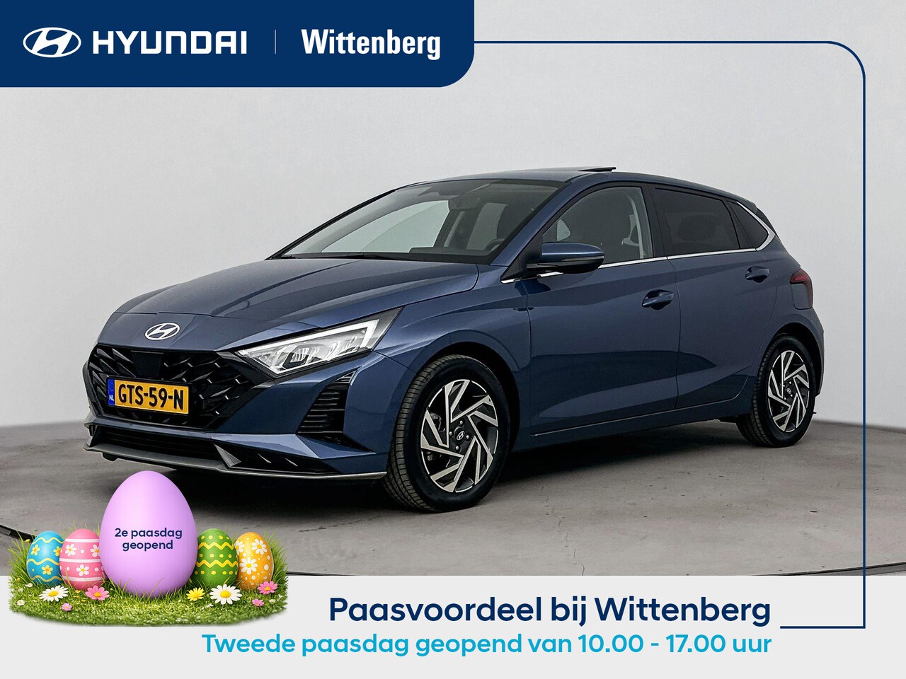 Hyundai i20 - 1.0 T-GDI PREMIUM SKY | OPEN DAK | NAVI | CAMERA | STOEL- & STUURVERWARMING | CRUISE | CLI - AutoWereld.nl