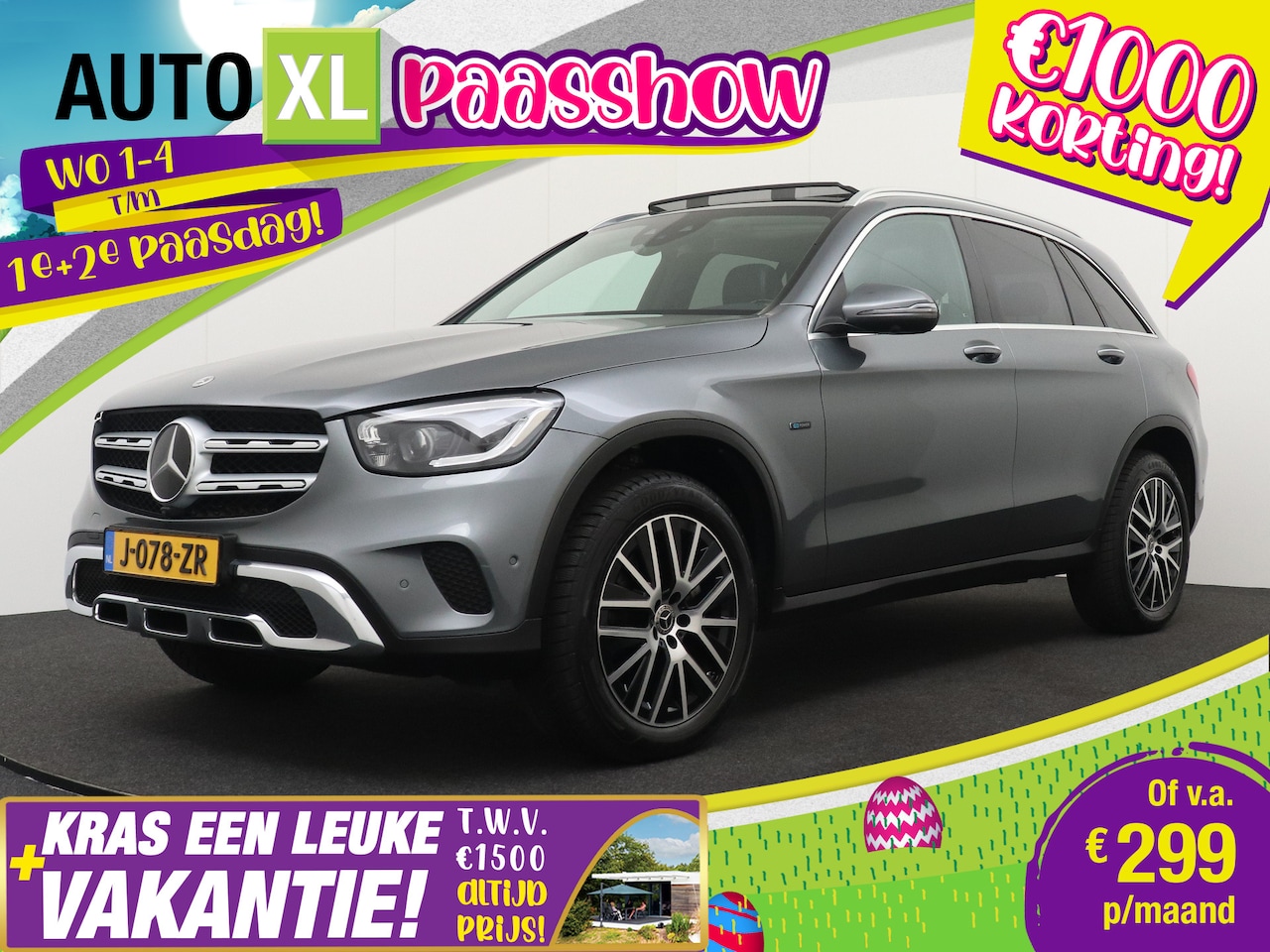 Mercedes-Benz GLC-klasse - 300e Luxury Pano-Dak Adapt.Cruise Trekhaak - AutoWereld.nl