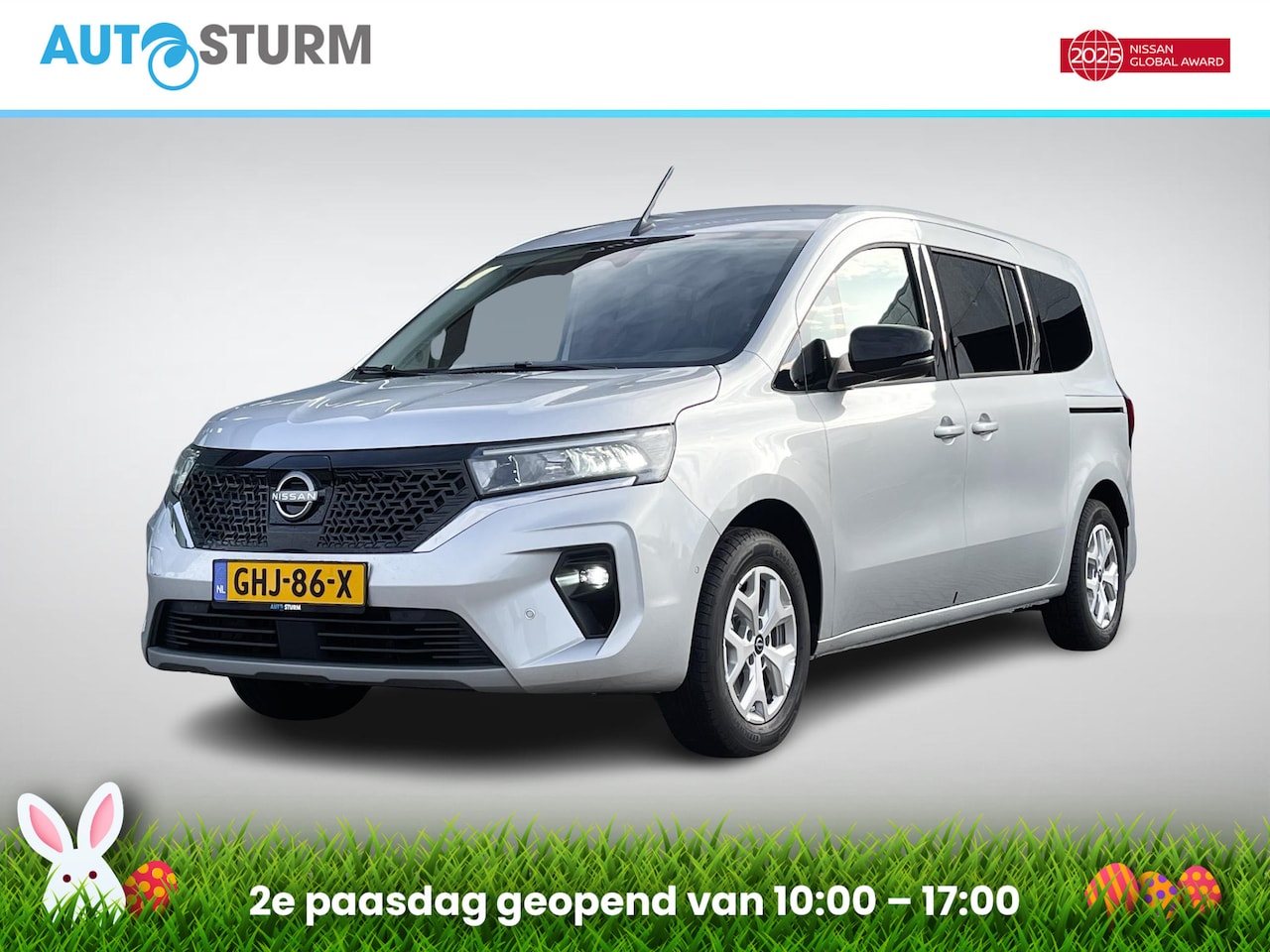 Nissan Townstar Evalia - N-Connecta L2 45 kWh 7-Persoons | Trekhaak | Camera | Apple Carplay/Android Auto | LED Kop - AutoWereld.nl