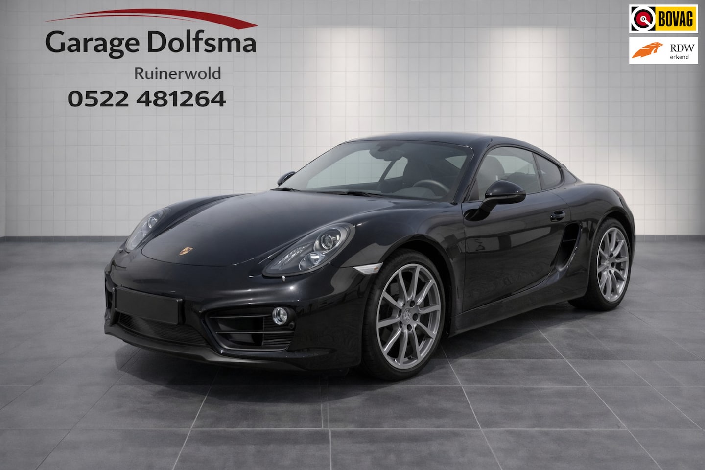Porsche Cayman - 2.7 Black Edition-Xenon-Navi-Sportuitlaat-2de eigenaar-20"- - AutoWereld.nl