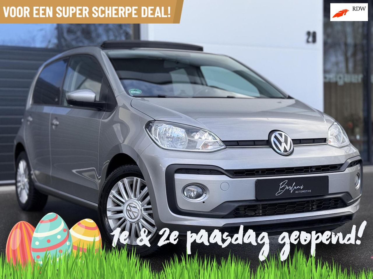 Volkswagen Up! - 1.0 TSI BMT High up! 90PK | Panodak|Stoelverw - AutoWereld.nl