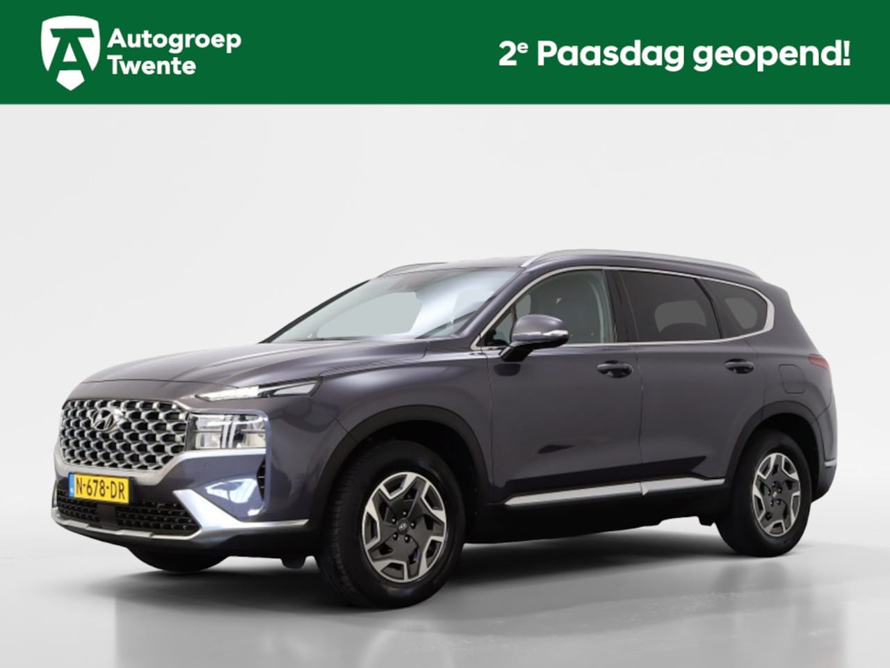 Hyundai Santa Fe - 1.6 T-GDI HEV C Smart| 7 pers.| Afneembare Trekhaak 13-polig | - AutoWereld.nl