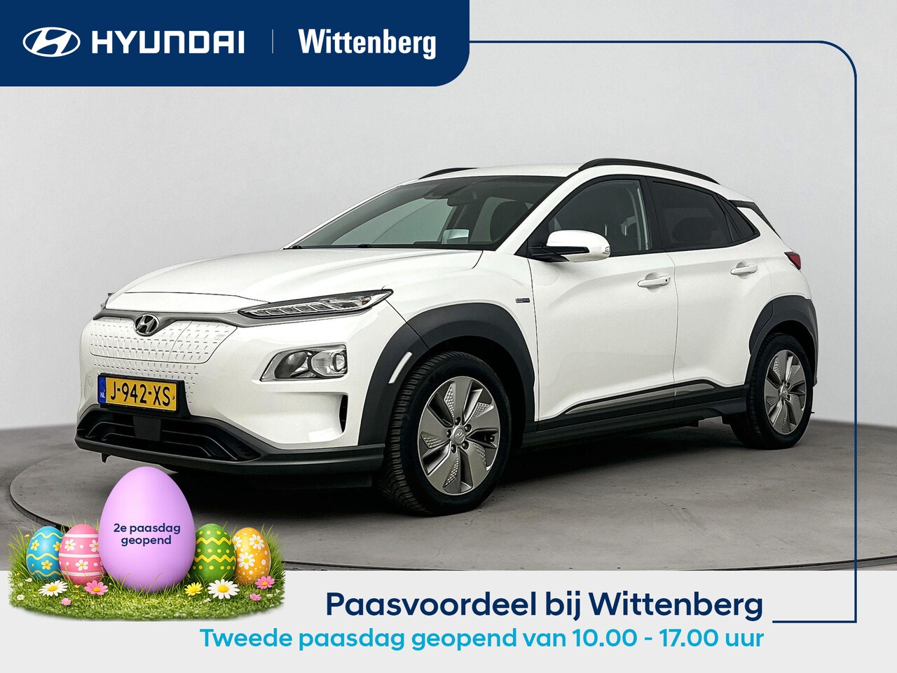 Hyundai Kona Electric - EV FASHION 64 kWh | SoH 95,2 %! | TREKHAAK | DODEHOEK DETECTIE | PDC | 3 FASEN | WARMTEPOM - AutoWereld.nl