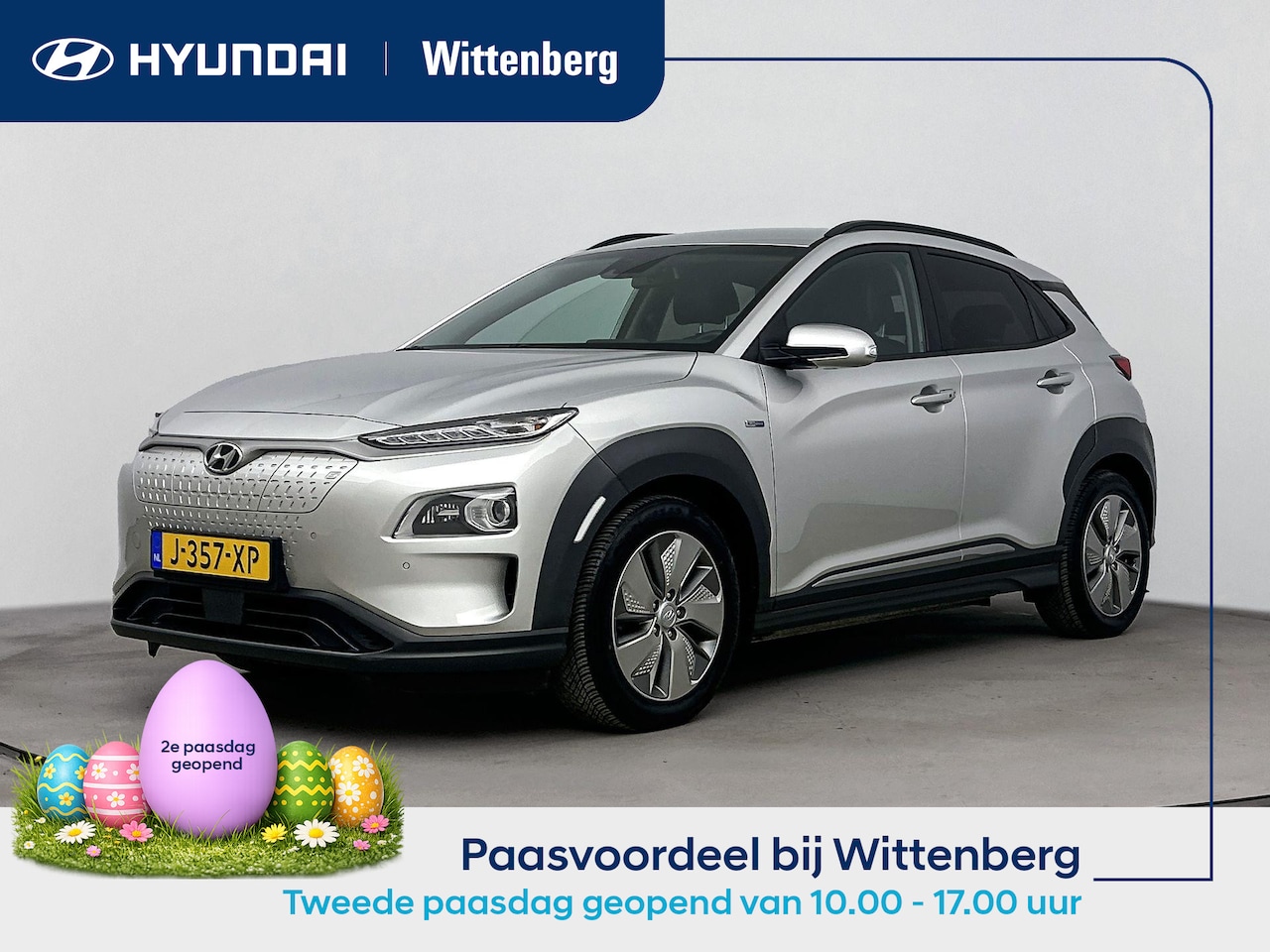 Hyundai Kona Electric - EV Premium 64 kWh | Soh 96.2% | Leder | Navigatie & carplay | adap cruise | elektrisch ver - AutoWereld.nl