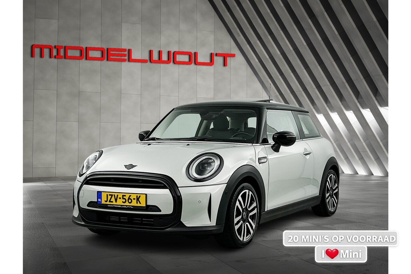 MINI Cooper - Mini 1.5 Camden/Pano/17"/Leder/Carplay/A.Camera - AutoWereld.nl
