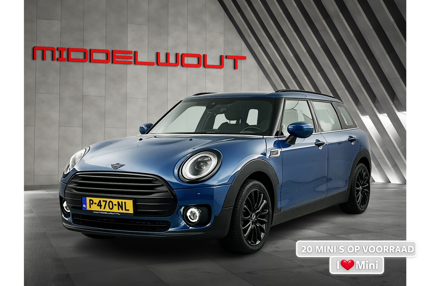 MINI Clubman - Mini 1.5 Classic Half-Leder/Sportstoelen/Climate/Carplay/17'LMV - AutoWereld.nl
