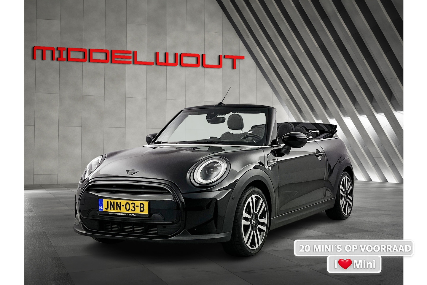 MINI Cabrio - Mini 1.5 Cooper Sidewalk Ed. Union Jack Cabriodak/Camera/H-Leder - AutoWereld.nl