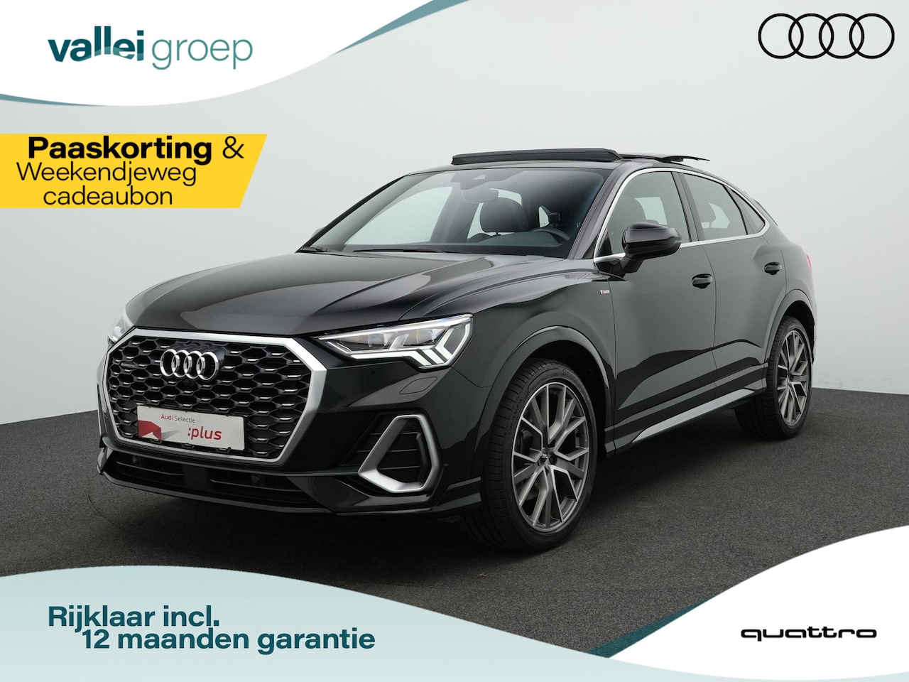 Audi Q3 Sportback - 45 TFSI 245 pk Quattro S-Line | Panoramadak | Leder | Rondomzicht camera | Bang & Olufsen - AutoWereld.nl