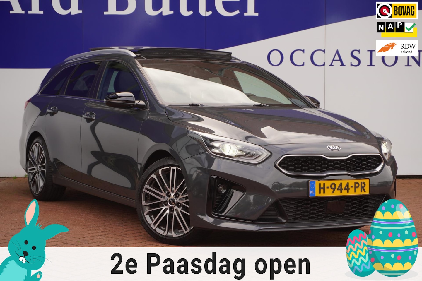 Kia Cee'd - Ceed Sportwagon 1.4 T-GDI 140 PK GT-PlusLine+Pano-dak+leder+Led+18"lmv+Navigatie+camera+st - AutoWereld.nl