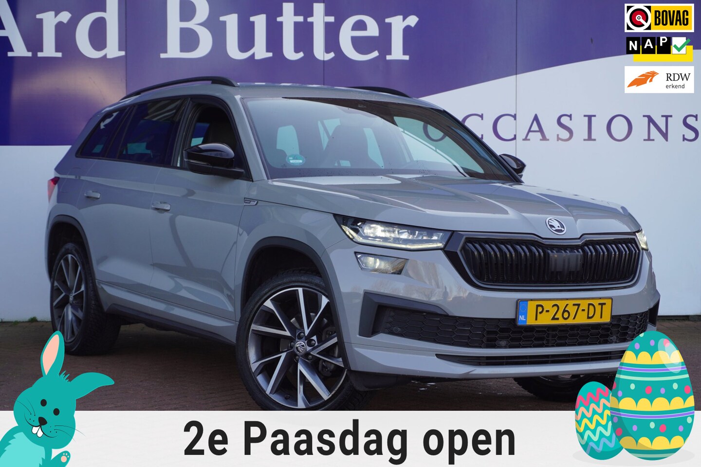 Skoda Kodiaq - 1.5 TSI Sportline Business 7PERS / Camera / 1EIG / Navi / 20"LMV / Stoelverw. / ORIG-NL / - AutoWereld.nl