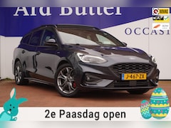 Ford Focus Wagon - 1.5 EcoBoost ST Line X Business+Led+Leder+Pano-dak+stuur&stoel-verw+elek-Klep+trekhaak = B
