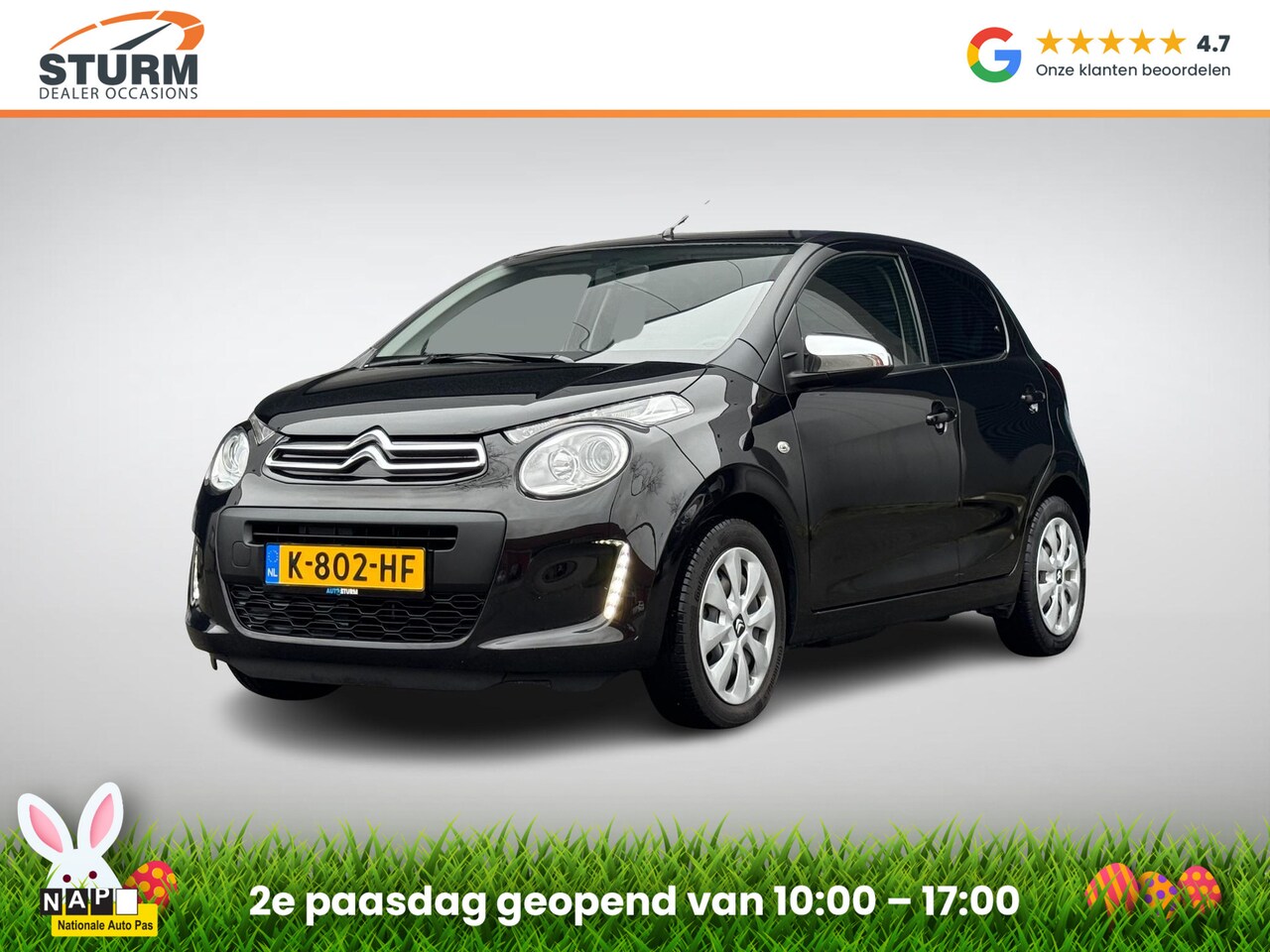 Citroën C1 - 1.0 VTi Feel Comfort Pack, 5-Deurs NL-Auto! - AutoWereld.nl