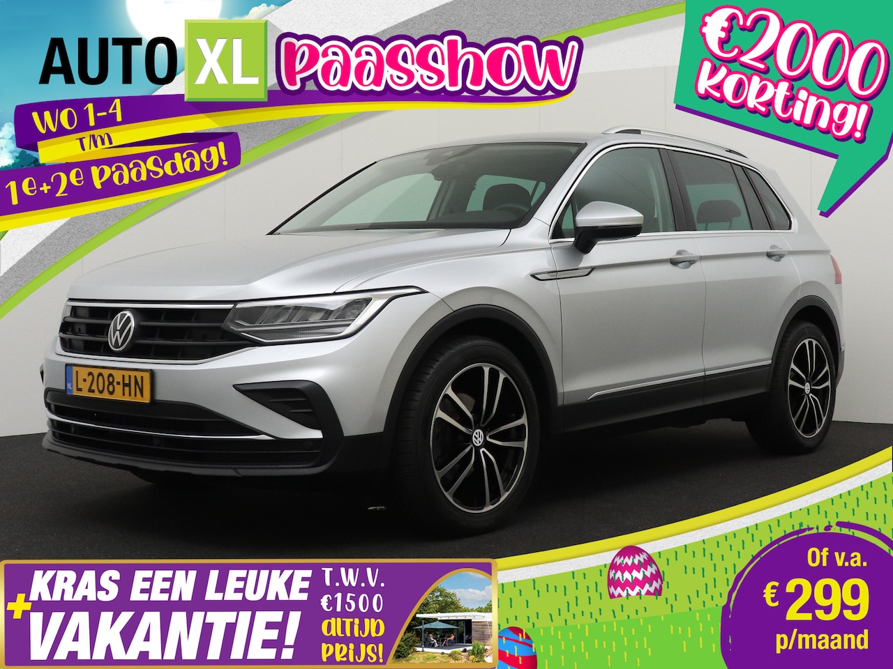 Volkswagen Tiguan - 1.5 150PK TSI Aut. Facelift Digi. Dash. Adapt. Cruise - AutoWereld.nl