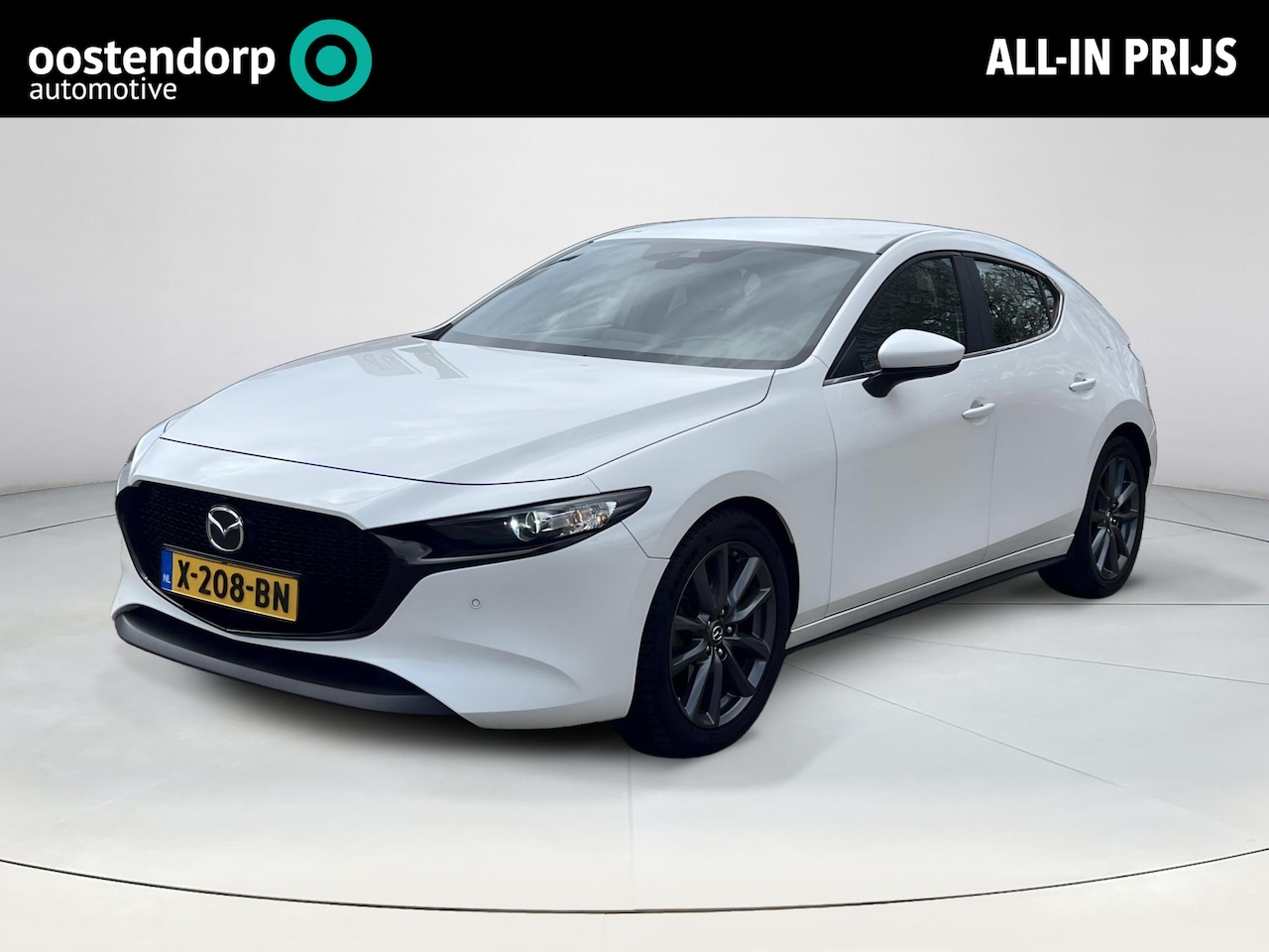 Mazda 3 - 2.0 e-SkyActiv-G M Hybrid 122 Luxury | Apple Carplay / Android Auto | Navigatie | Adaptiev - AutoWereld.nl