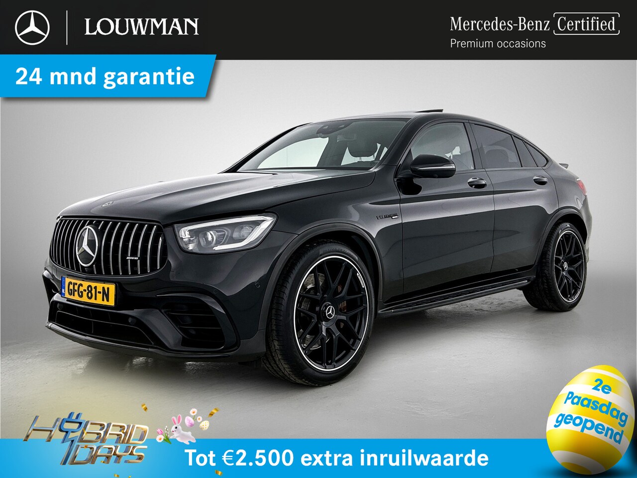 Mercedes-Benz GLC-klasse Coupé - AMG 63 4MATIC+ Premium Plus V8 | 476 pk | 360°-camera | MBUX Augmented Reality navigatie | - AutoWereld.nl
