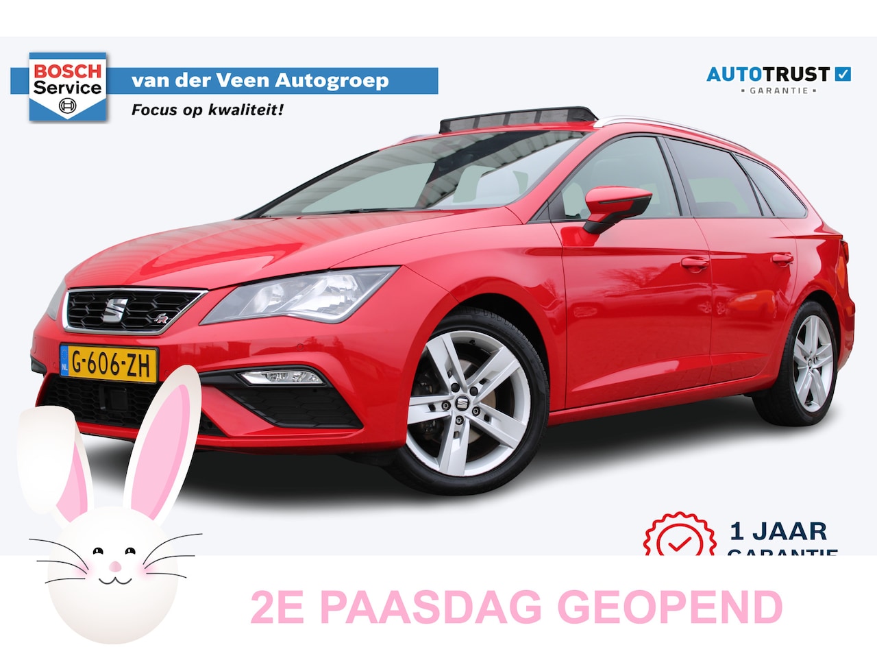 SEAT Leon ST - 1.5 TSI FR Business Intense | Incl. 12 maanden garantie | Adaptieve cruise control | Clima - AutoWereld.nl