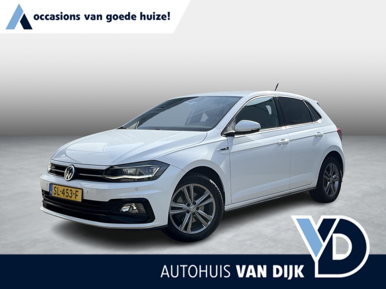 Volkswagen Polo - 1.0 TSI Highline R-Line | NL Auto/1e Eig./Voll.Historie/Navi/Camera/Clima/Adapt.Cruise/App - AutoWereld.nl