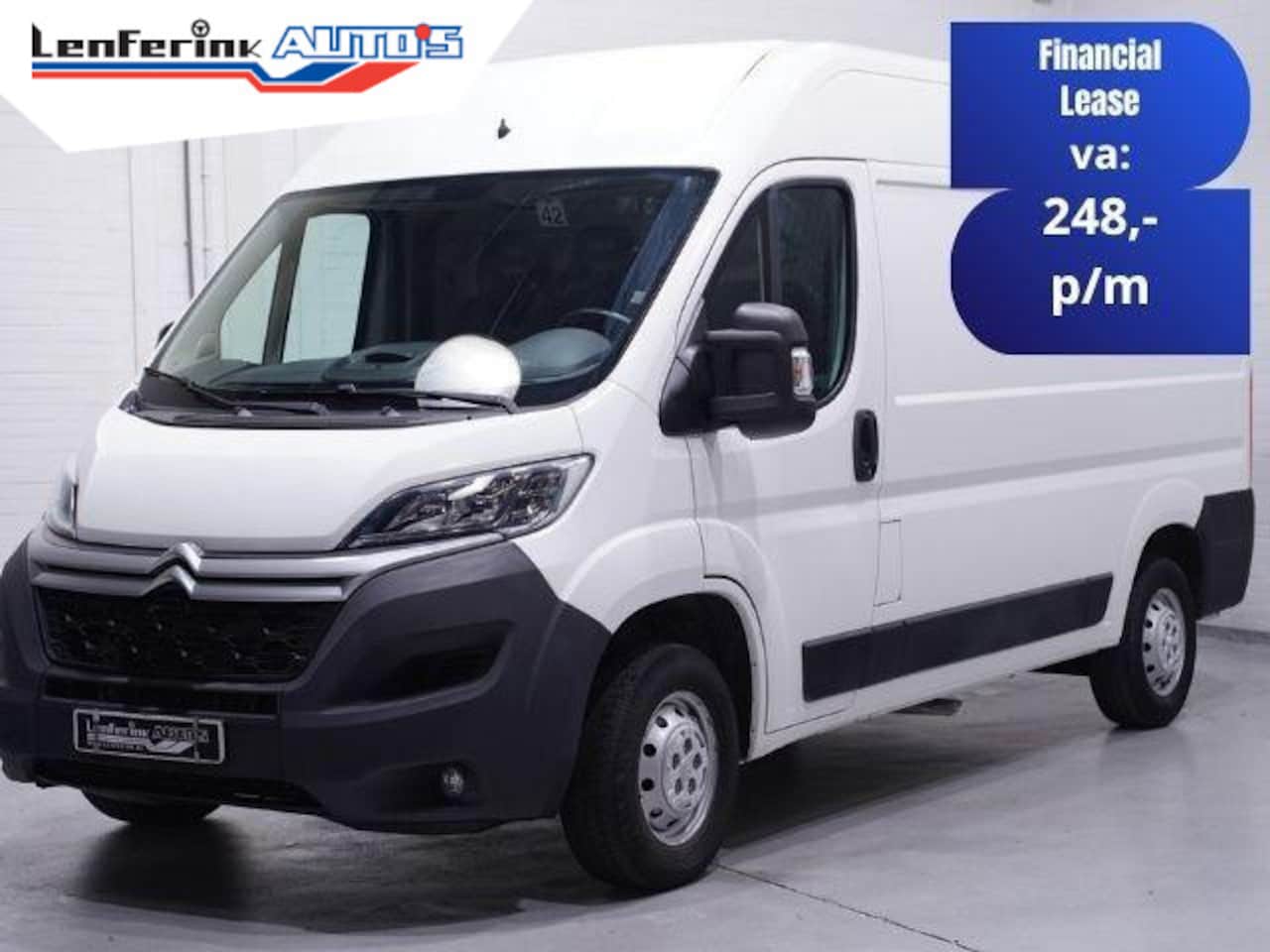 Citroën Jumper - 2.0 BlueHDi 130 pk L2H2 Airco Cruise control, PDC achter, Slechts 83 dkm, 3-Zits - AutoWereld.nl