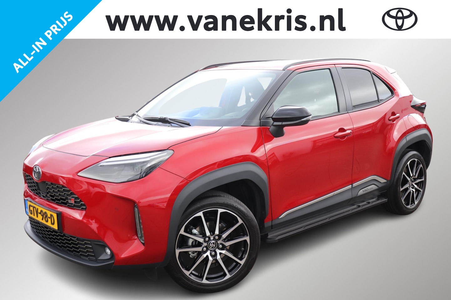 Toyota Yaris Cross - 1.5 Hybrid 130 GR SPORT, Treeplanken, Apple Carplay/Android Auto, Stoelverwarming! - AutoWereld.nl