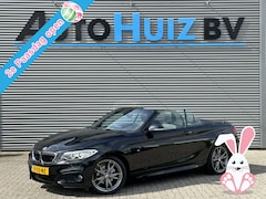 BMW 2-serie Cabrio - 218i High Executive M Sport 18 inch Xenon Lederen interieur PDC Navigatie Stuurverwarming