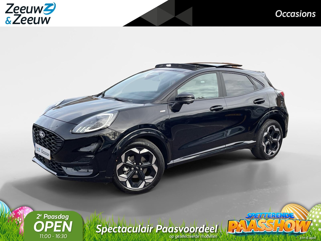 Ford Puma - 1.0 EcoBoost Hybrid ST-Line X 155PK Automaat | Panoramadak | Adaptieve Cruise Control | Ma - AutoWereld.nl