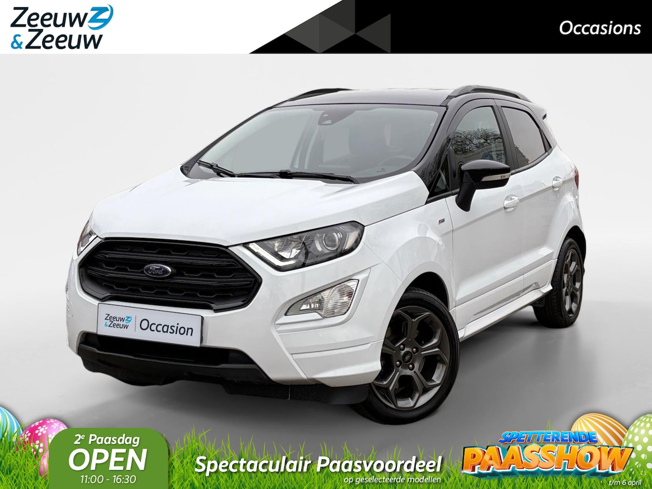 Ford EcoSport - 1.0 EcoBoost ST-Line | Winter Pack | Camera* | Zwart Dak | Climate Control | Parkeersensor - AutoWereld.nl