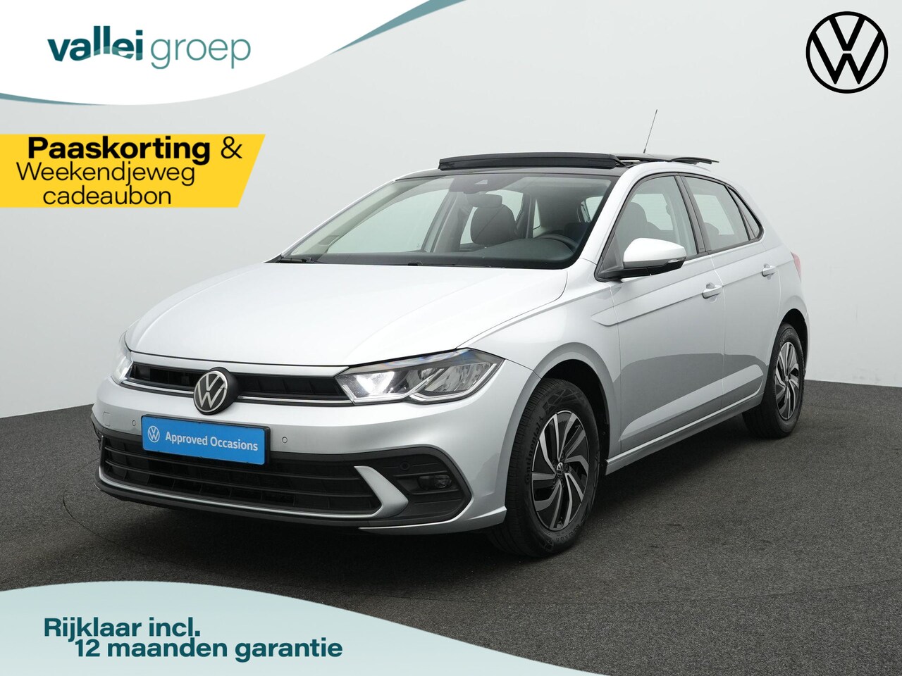 Volkswagen Polo - 1.0 TSI 95 pk Life | Panoramadak | Achteruitrijcamera | Stoelverwarming | Navigatie - AutoWereld.nl