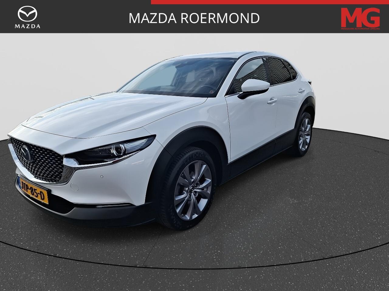 Mazda CX-30 - 2.0 e-SkyActiv-G 150 PK M Hybrid Luxury Automaat | Rijklaar | Leer | 360 Graden Camera | B - AutoWereld.nl