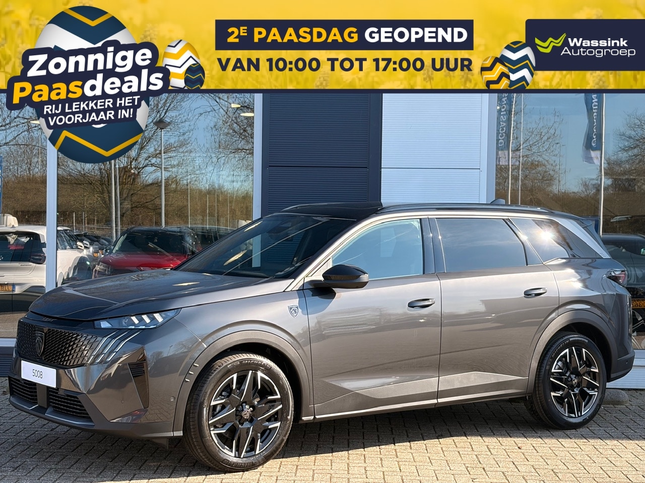 Peugeot 5008 - 1.2 Hybrid 145pk e-DCS6 GT | Navigatie | Camera | Parkeersensoren | Apple Carplay | Androi - AutoWereld.nl