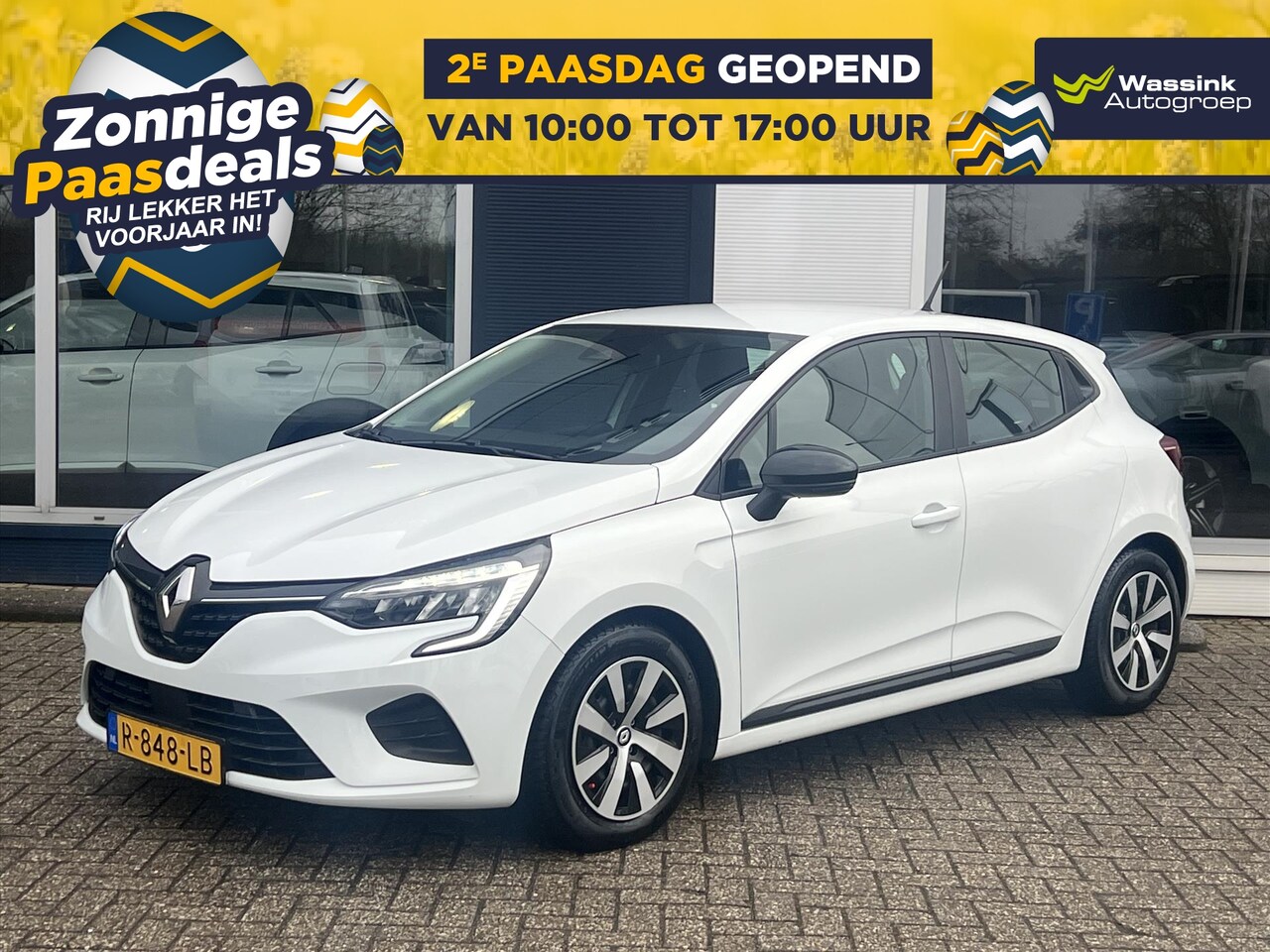 Renault Clio - 1.6 E-Tech Hybrid 145pk Equilibre | Navigatie | Cruise Control | parkeersensoren | Apple C - AutoWereld.nl