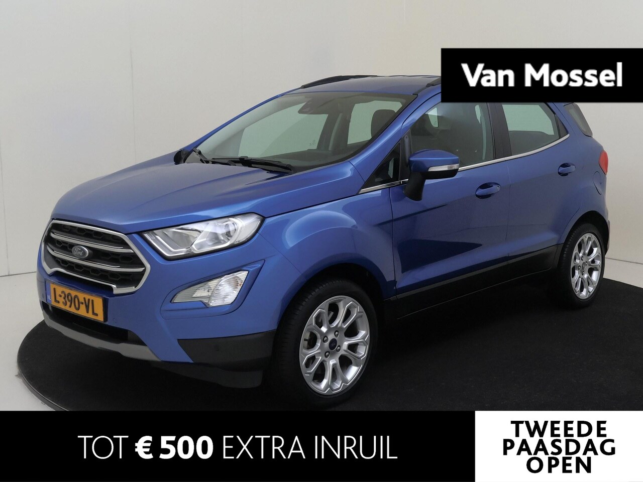 Ford EcoSport - 1.0 EcoBoost Titanium | B&O Audio | Navi | Camera | Pack Winter | Trekhaak | LM Velgen - AutoWereld.nl