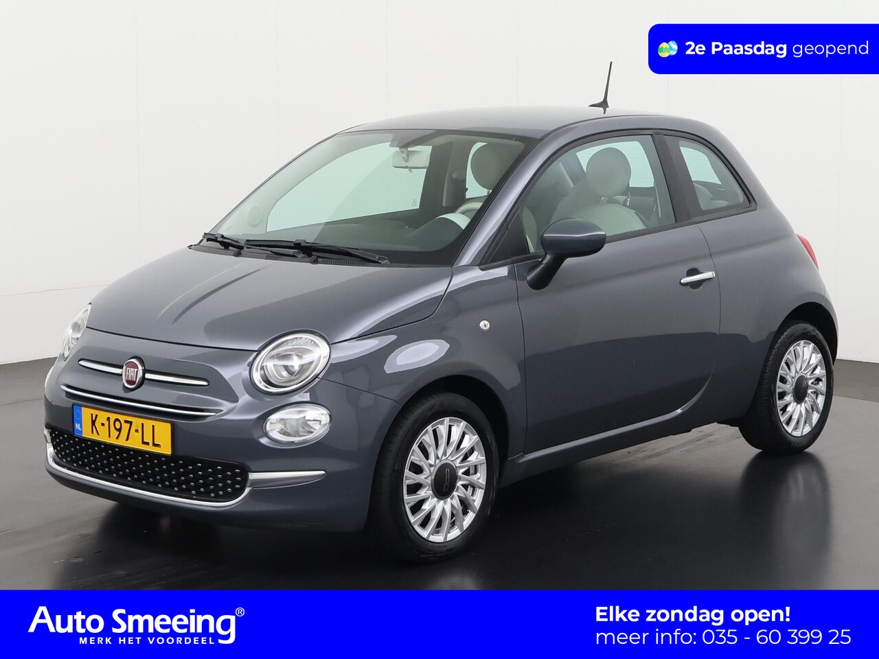 Fiat 500 - 1.0 Hybrid Lounge | Apple/Android Carplay | Zondag Open! - AutoWereld.nl