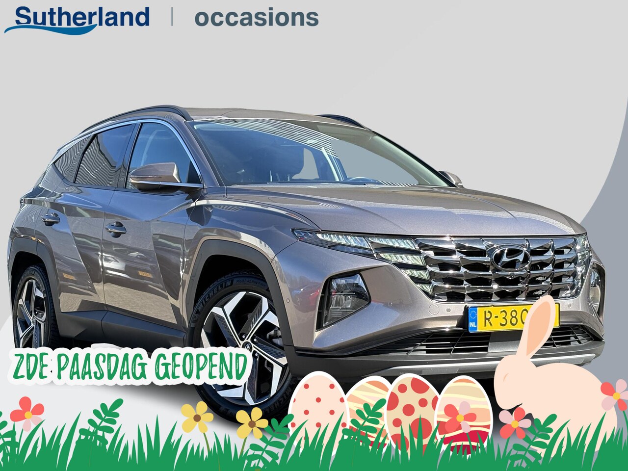 Hyundai Tucson - 1.6 T-GDI HEV Premium 230pk | VOL! | Trekhaak | Leder | 360 Camera | Stoel- Ventilatie, Ve - AutoWereld.nl