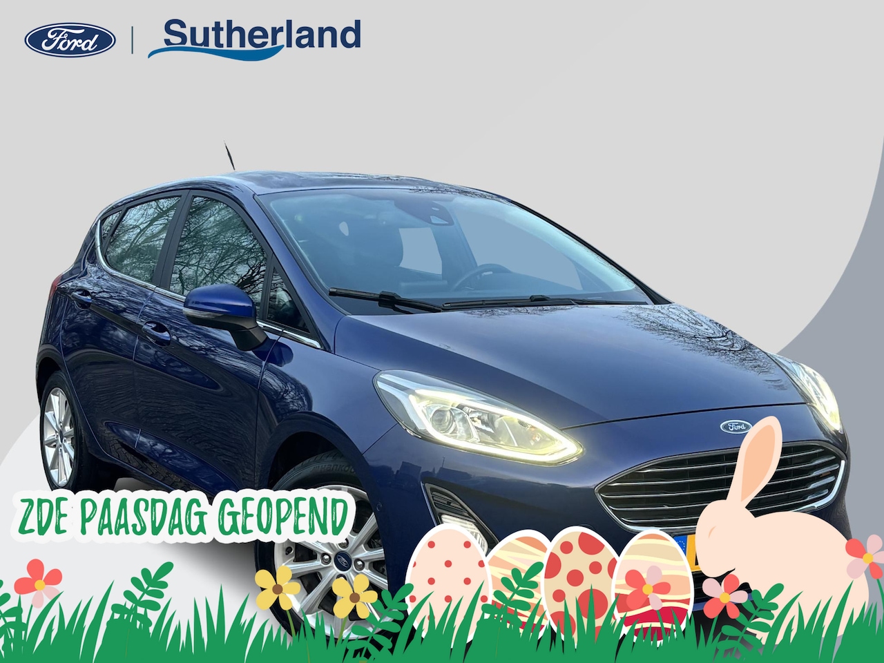 Ford Fiesta - 1.0 EcoBoost Titanium 100pk Adaptieve Cruise | B&O Audio | Voorruit verwarming | Achteruit - AutoWereld.nl