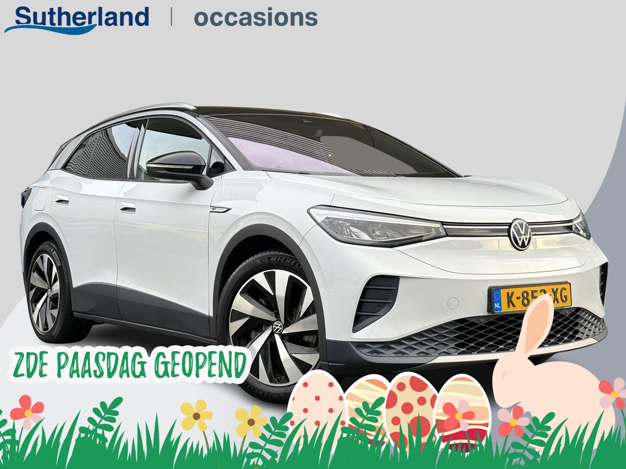 Volkswagen ID.4 - Max 77 kWh | 92% SoH | Wegklapbare Trekhaak | Stoel-, Stuur- & Voorruitverwarming | Adapti - AutoWereld.nl