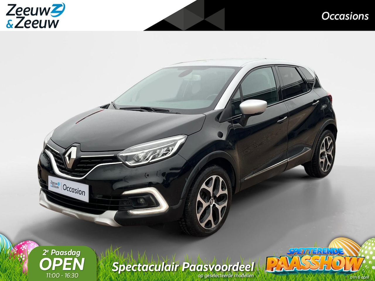 Renault Captur - 1.3 TCe Intens *Automaat*Navi+Camera*Climate Control*Keyless Entry*Parkeersensoren*Zeer ne - AutoWereld.nl