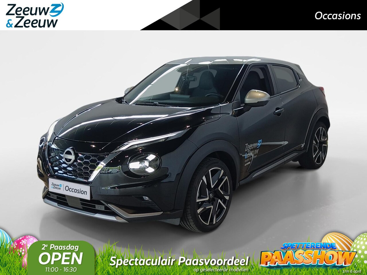 Nissan Juke - 1.6 Hybrid N-Design *Automaat*Navigatie+360Camera*LM.Velgen*Parc Assist*Stoelverwarming*Pr - AutoWereld.nl