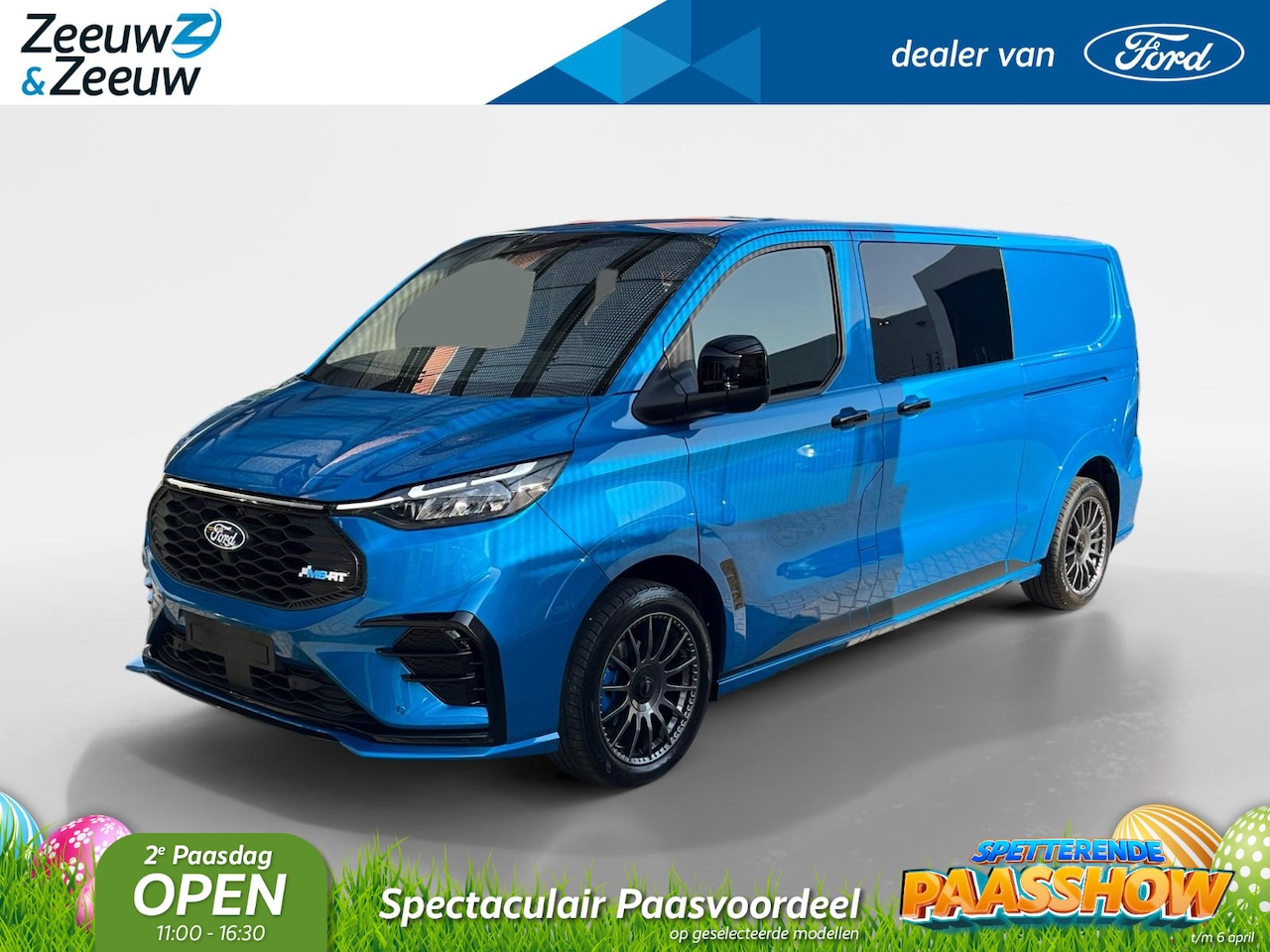 Ford Transit Custom - E-Transit 320 L2H1 MS/RT 71 kWh Dubbele Cabine 286 pk | NIEUW TE BESTELLEN | MS/RT Sports - AutoWereld.nl