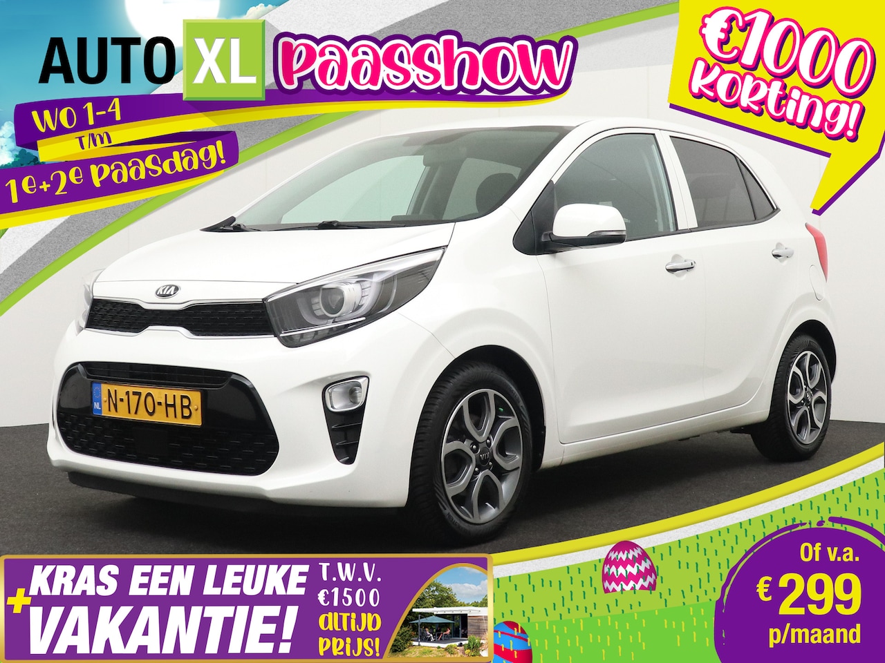 Kia Picanto - 1.0 DPi DynamicPlusLine 5p Camera Carplay Cruise Climate 15'LMV - AutoWereld.nl