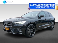 Volvo XC60 - T6 Plug-In Hybrid 350pk Aut AWD Plus Black Edition | ELEK PANODAK | LEDER | 3 60 CAMERA