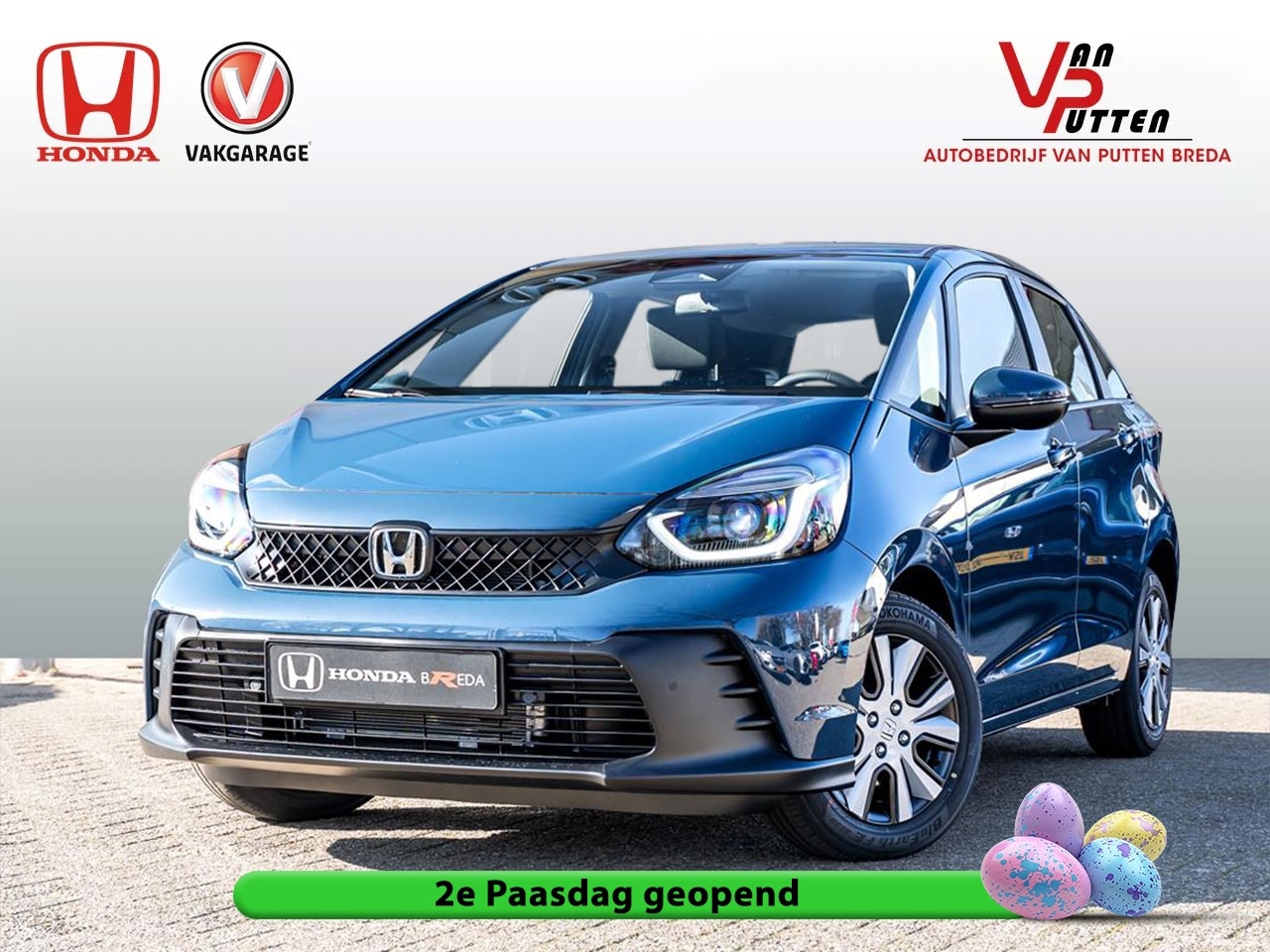 Honda Jazz - 1.5 Full Hybrid Elegance automaat | 8 jaar garantie | Seabed Blue Pearl | Stoelverwarming - AutoWereld.nl