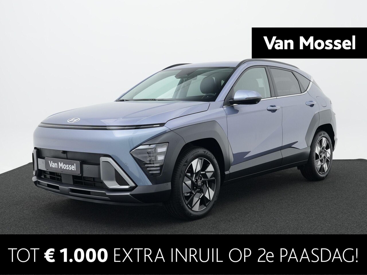 Hyundai Kona - 1.6 GDI HEV Premium | Nieuw uit voorraad leverbaar | Lederen bekleding | Stoelverkoeling | - AutoWereld.nl